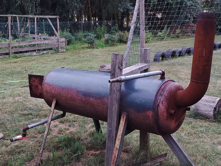 Piec do basenu własnej roboty
