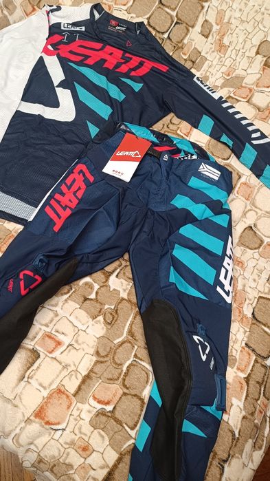 Мото костюм Leatt джерсі штани ендуро крос fox леат форма