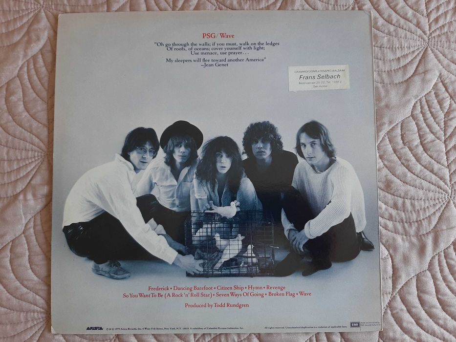 Patti Smith Group - Wave - Holanda - Vinil LP