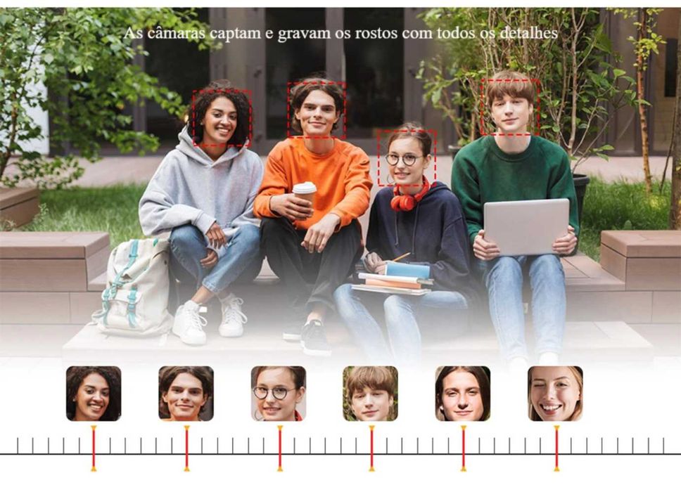 NVR 8CH ∎ Câmaras 5MP ∎ PoE ∎ Áudio ∎ Visão Noturna