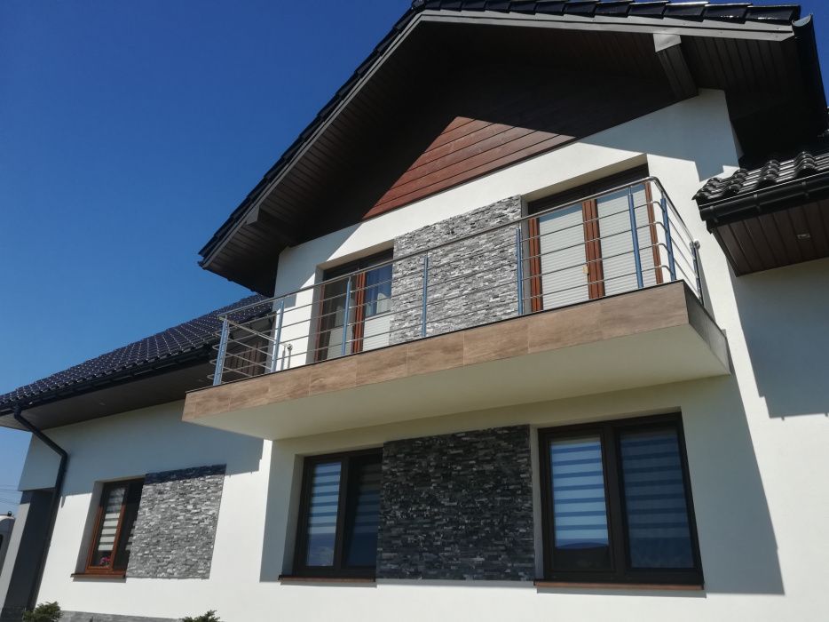 Balustrady barierki schody stal nierdzewna