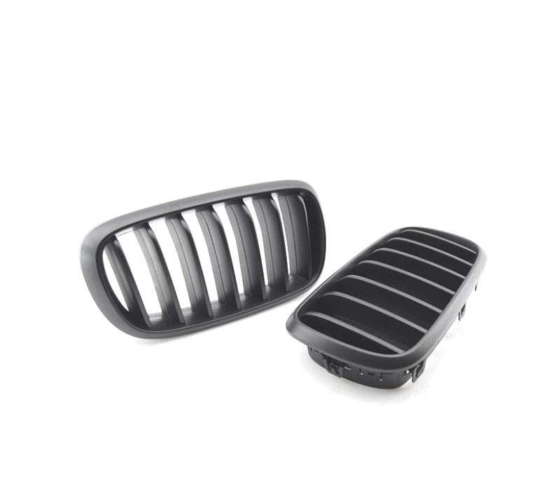 GRELHAS FRONTAIS BMW X5 F15 13- PRETO MATE
