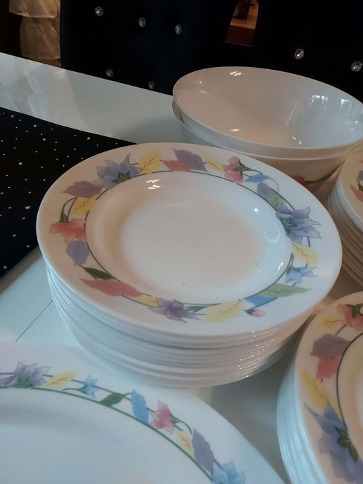 Arcopal zestaw obiadowy 47 elementów