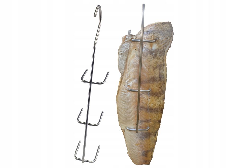 Hak Wędzarniczy Super Smoke do filetów i płatów ryb 3mm Premium 21cm