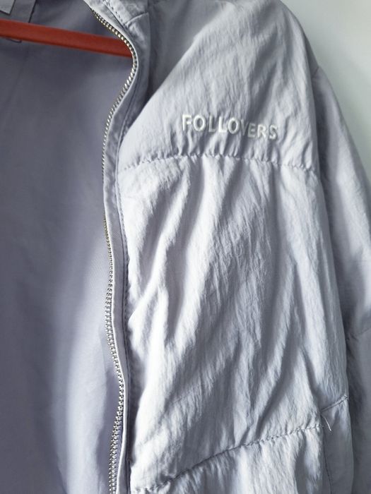 Kurtka puffer Bershka roz S liliowa