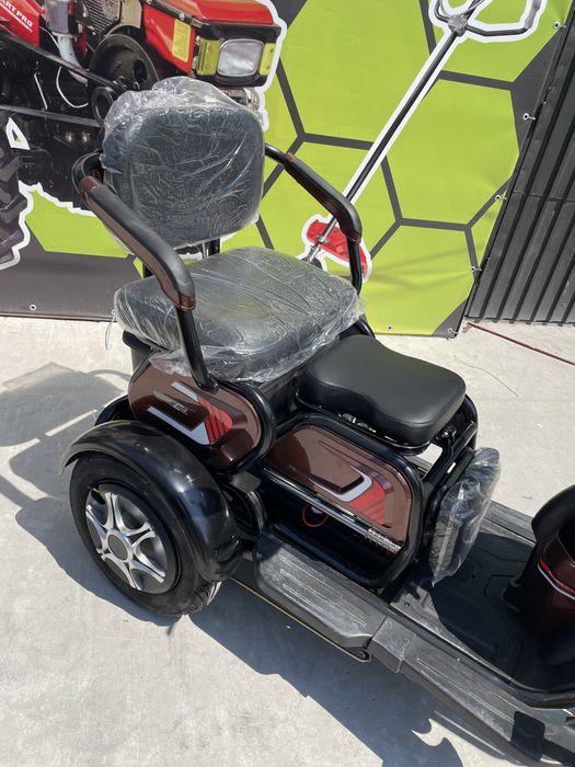 Доставка безкоштовна акумуляторний трицикл Їдемо 800W баланс трініті.