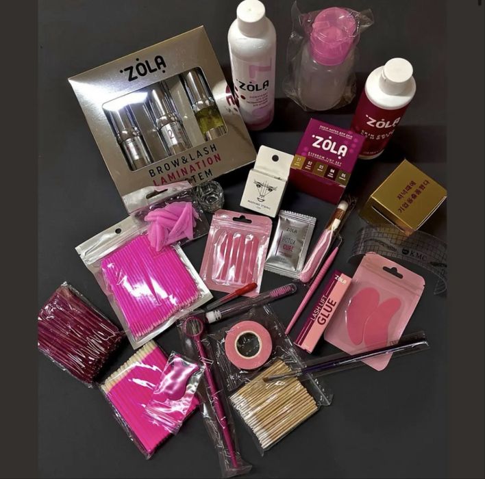 Набори для нарощення вій/бровістів/ламінування вій