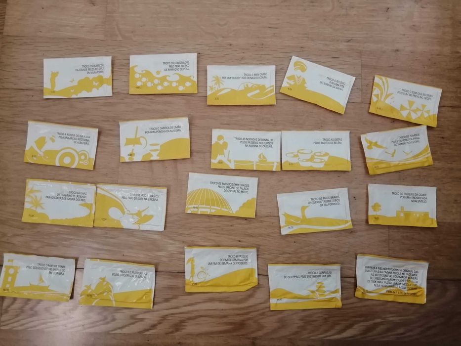 Diversas coleções Pacotes de Açúcar - Nicola