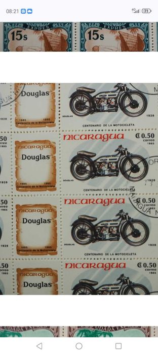 Piękne znaczki w arkuszach