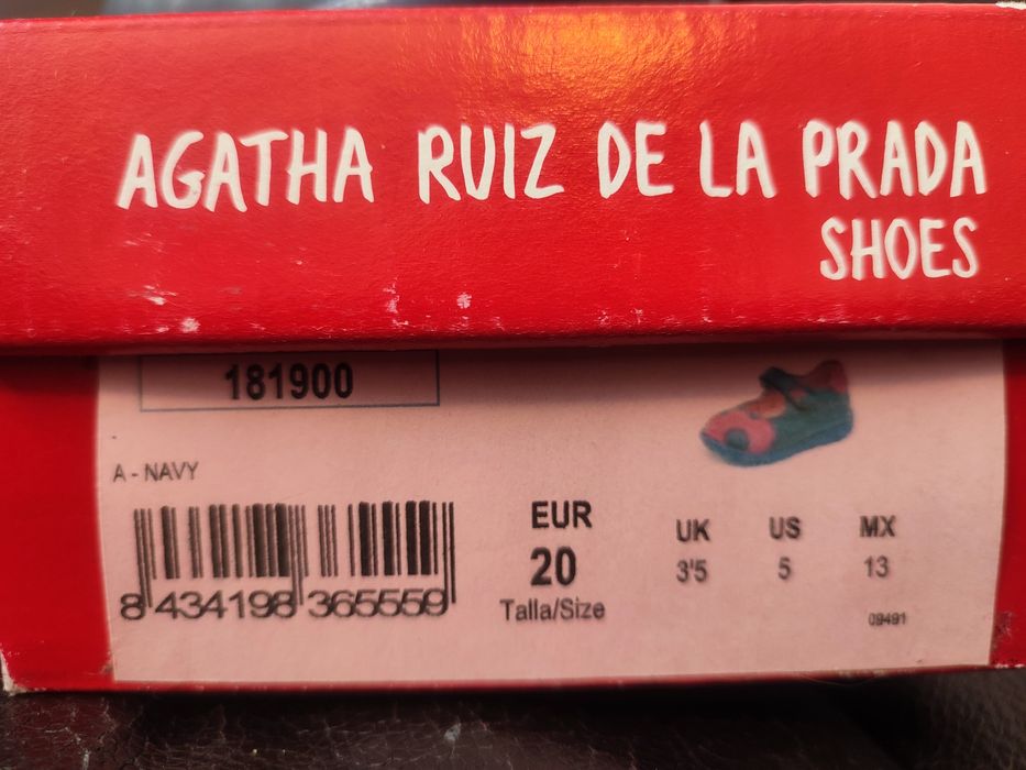 Balerinki 20, Agatha Ruiz De La Prada, skóra