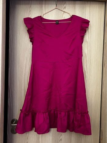 Vestido SHEIN bordô