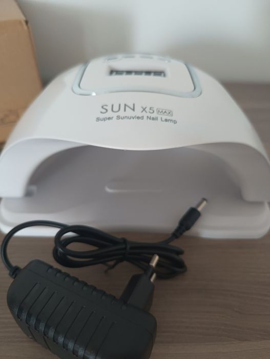 Lampa do Paznokci Led UV, mocna, LCD, do hybrydy, zestaw