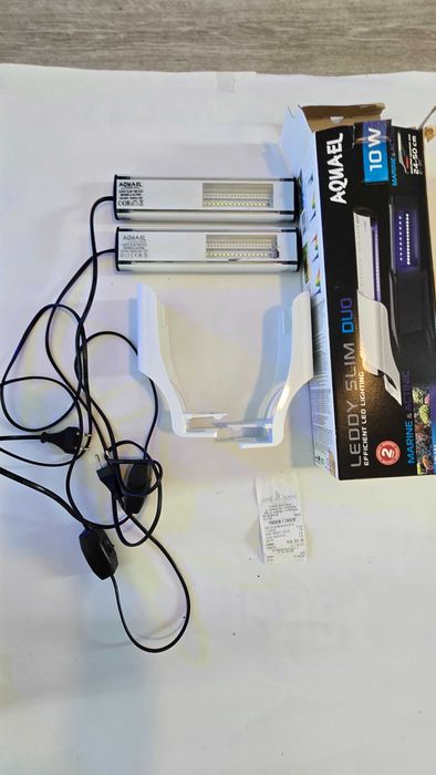 Lampa Aquael Leddy Slim Duo 10W x2 Marine& Actinic, lampa do akwarium morskiego