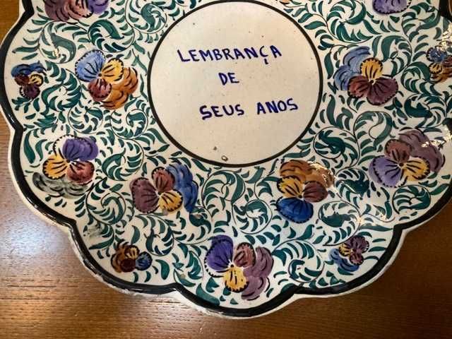 Pratão em Faiança Soares dos Reis