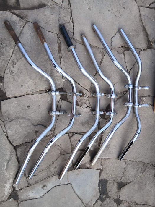 Кермо   з кріпленням  мотоц. ІЖ2-5  -нікель відмінний стан