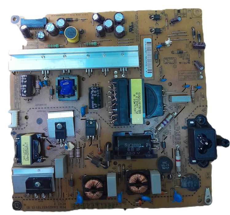 Televisão LG 39LB5610 vendo  as peças