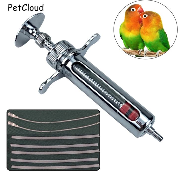 Strzykawka ze stali do ręcznego karmienia 13,5cm