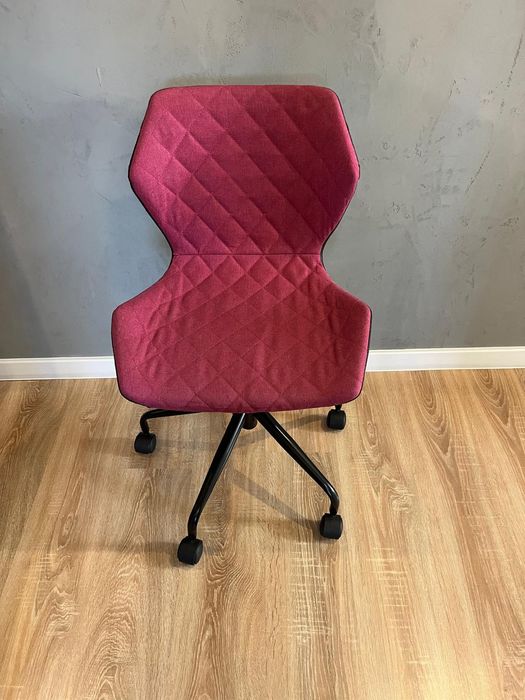 Fotel obrotowy krzesło obrotowe 360 kolor różowy różowe