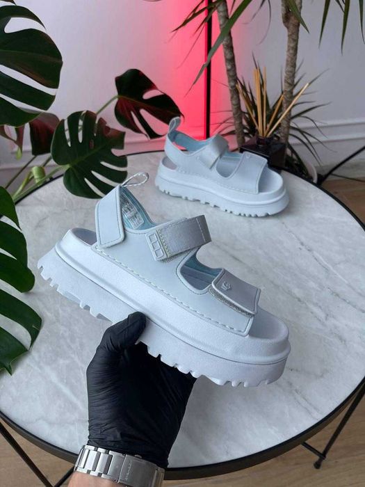 Босоножки/Босоніжки Ugg Goldenglow Blue/White Оригінал /Угги Сандали/Угг/Уггі Сандалі/Угі/Уги