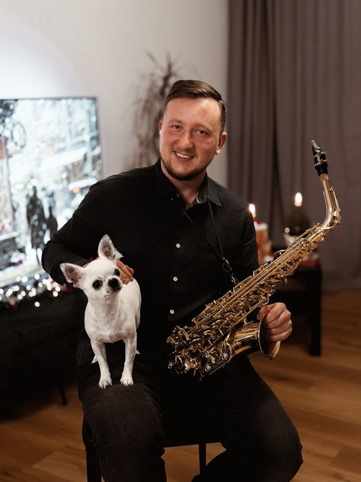 Saksofonista / Muzyk na wesele, firmową imprezę, urodziny, przyjęcie