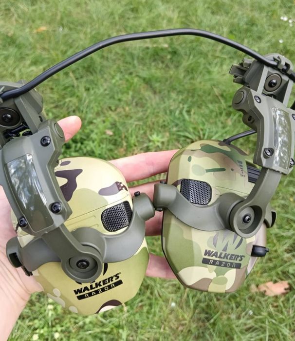 Комплект, Захисні навушники wolkers  мультикам з кріпленнями,тактичні