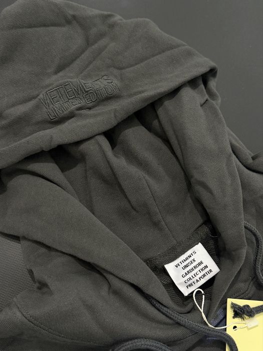 худи Vetements I Did Nothing I Just Got Lucky