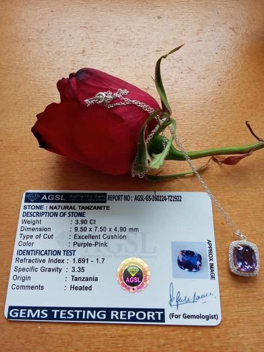 Fio em Prata. A Elegância Certificada da Tanzanite