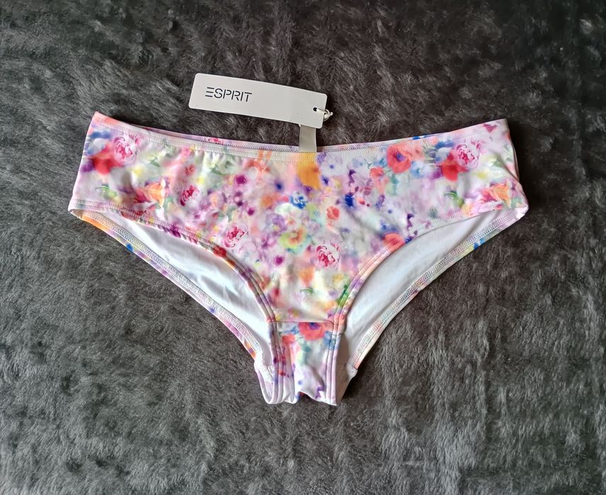 Dół od bikini Kolorowe kwiaty