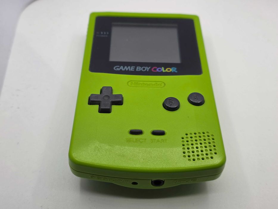 Konsola Nintendo Game Boy Color zielona zestaw pudełko