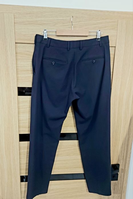 Zara męskie spodnie na kant granatowe slim fit roz 40 31 S modne
