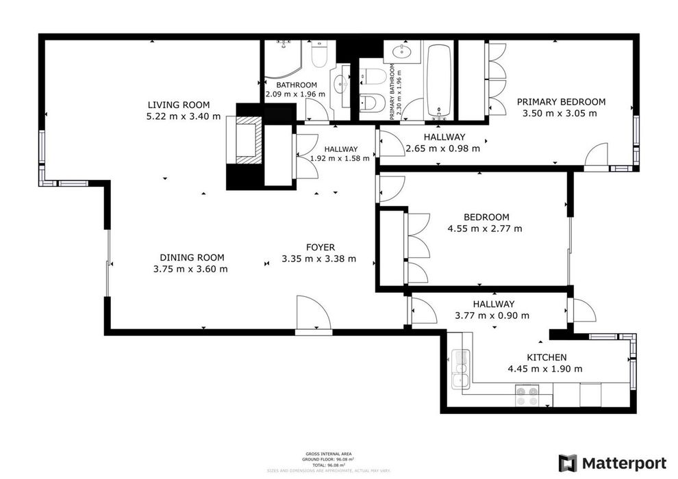 Apartamento T2 com jardim, Estoril, Cascais