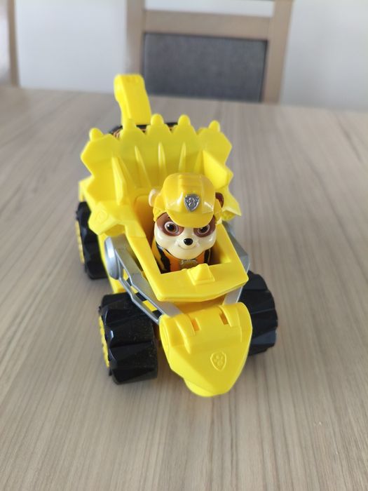 Psi Patrol pojazd i figurka Rubble