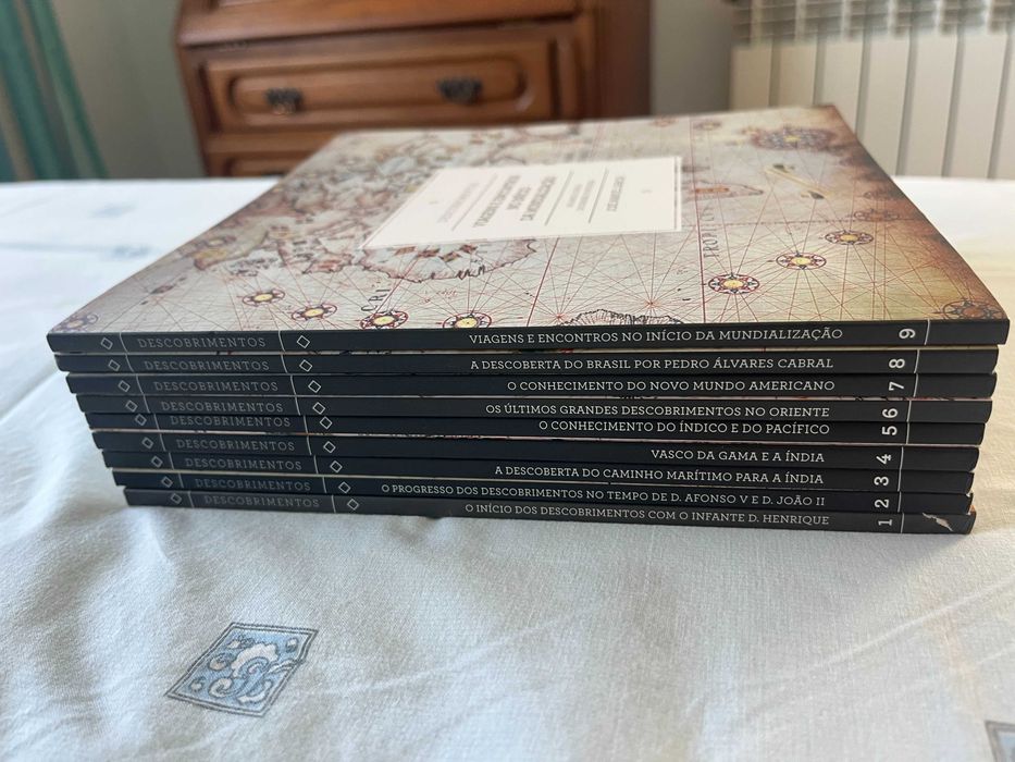 Coleção livros Descobrimentos Portugueses José Manuel Garcia - 8 livros como novos