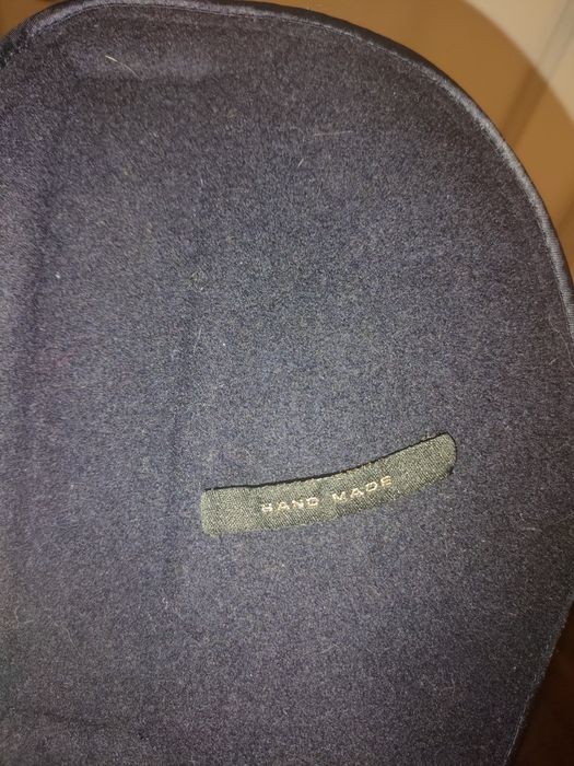 Granatowe ponczo Zara