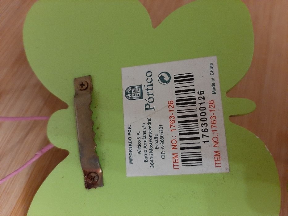 Cabides de parede borboletas