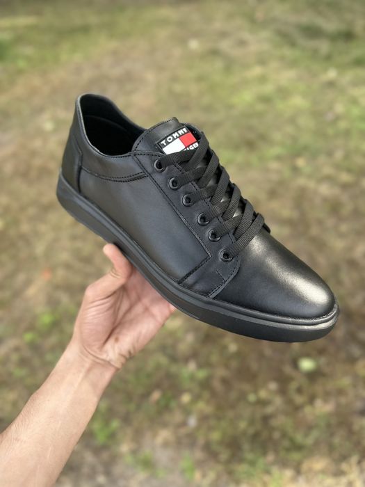 Кожаные мужские кеды, кроссовки  Tommy Hilfiger