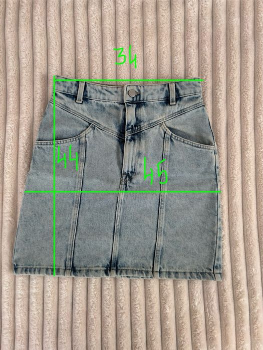 Jeansowa spódniczka H&M 34/XS