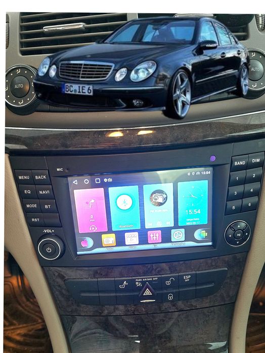 Rádio Android 14 com o Mercedes W211/CLS (Novo)