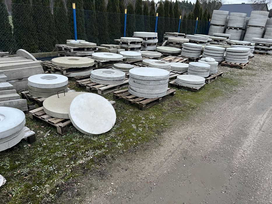 Kręgi betonowe, rury, nakrywy
