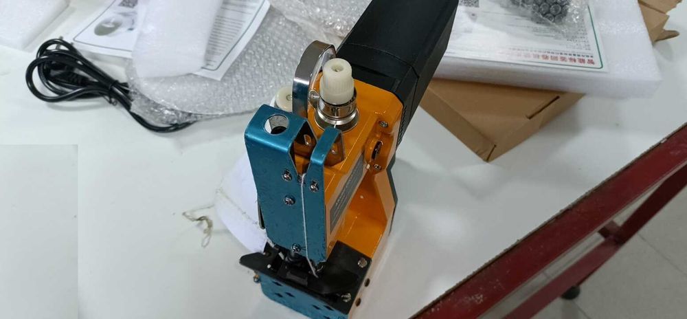 Máquina de Costura Elétrica Fechar Sacos, Automática para Sacos de PP/Kraft, Sacos de Papel, Sacos de Plástico e Sacos de Papel de Arroz