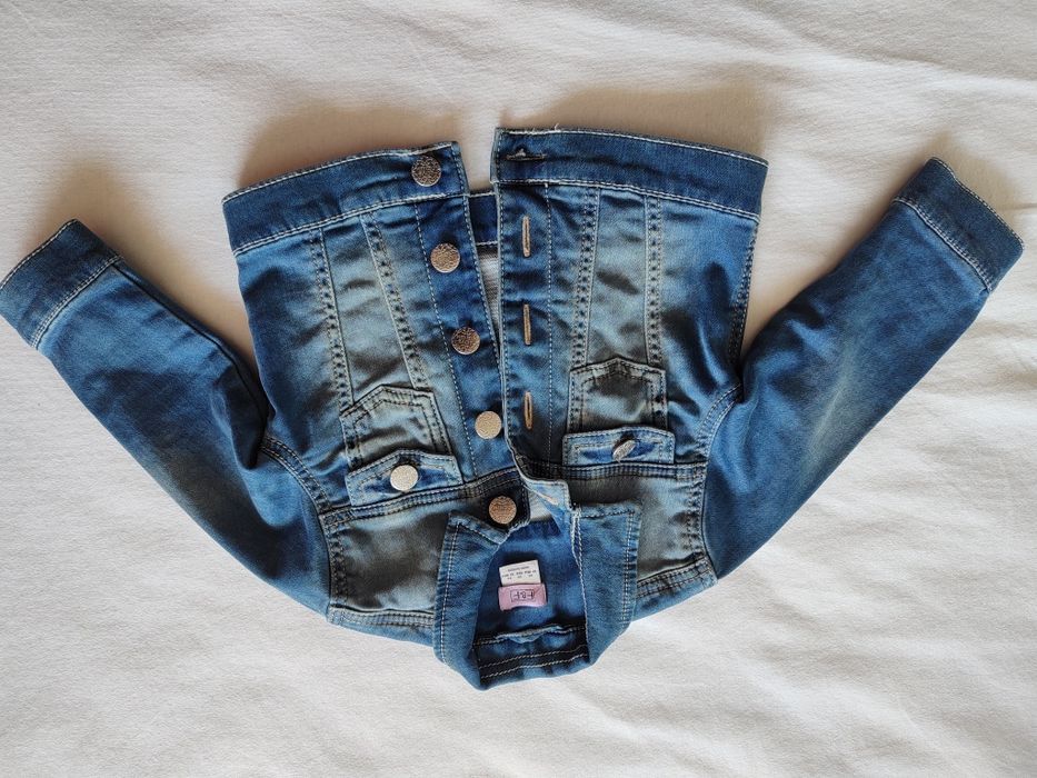 Kurteczka jeans 12 - 18M dziewczęca F&F