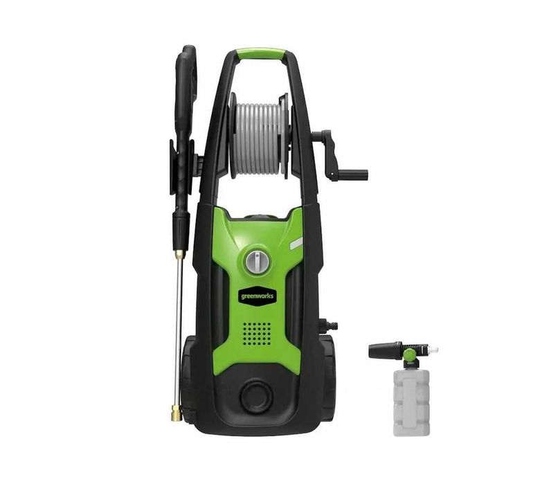 Мийка високого тиску для авто Greenworks 2100 Вт 155бар +насадки мойка