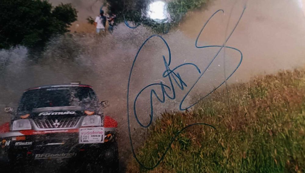 Foto autografada de Carlos Sousa
