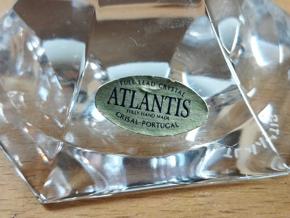 Castiçal / Porta Vela Cristal Atlantis