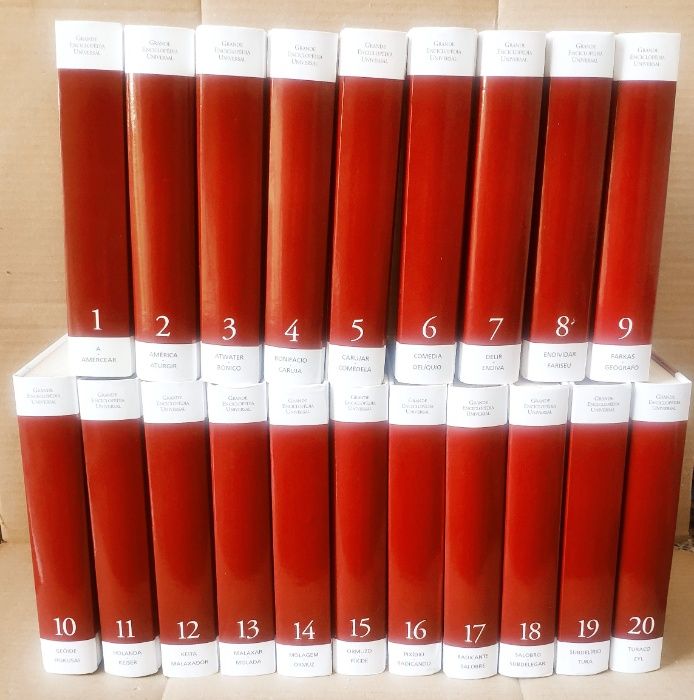 GRANDE ENCICLOPÉDIA UNIVERSAL  (20 volumes ilustrados)
