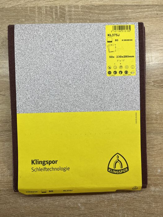 Papier ścierny KLINGSPOR 120