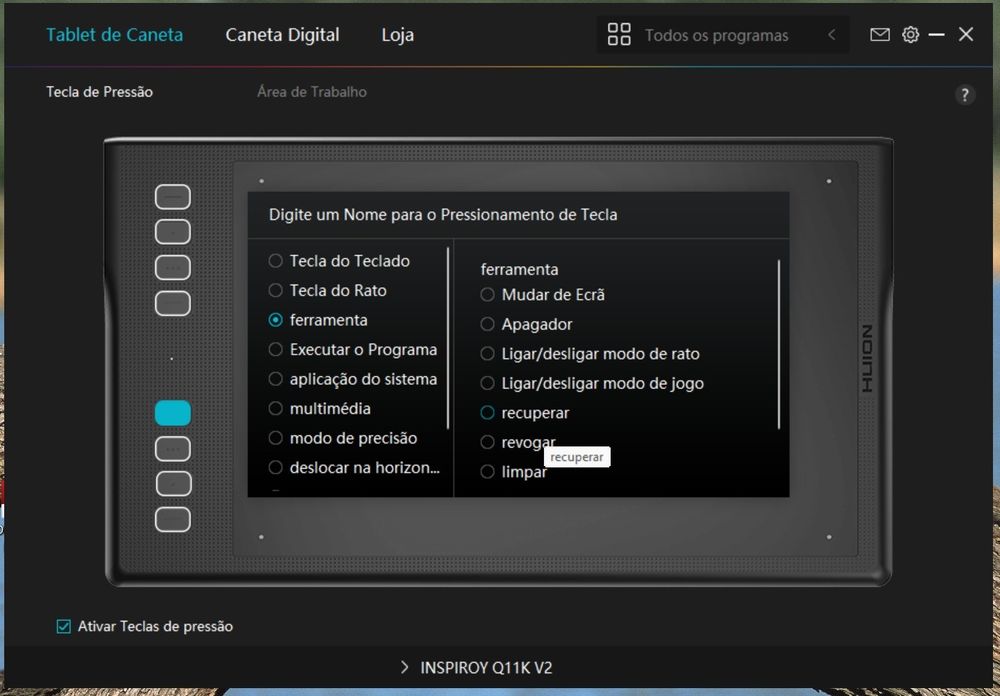 Tablet Gráfico com caneta por Estrear!
