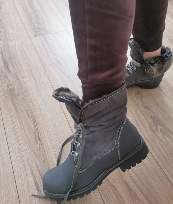 Botki damskie ocieplane 41 42