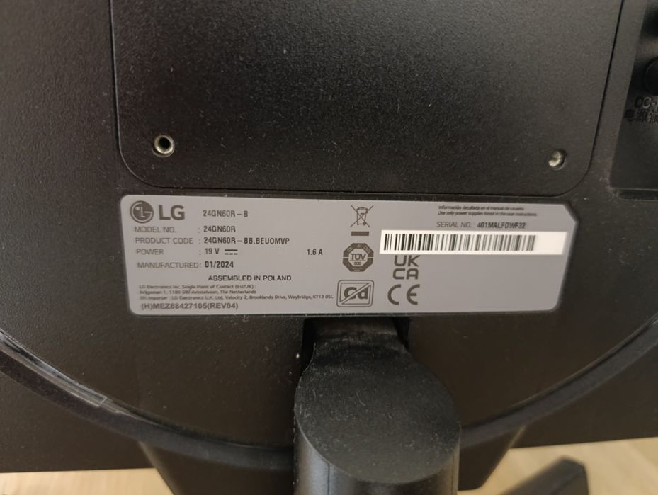 Monitor LG UltraGear 24GN60R