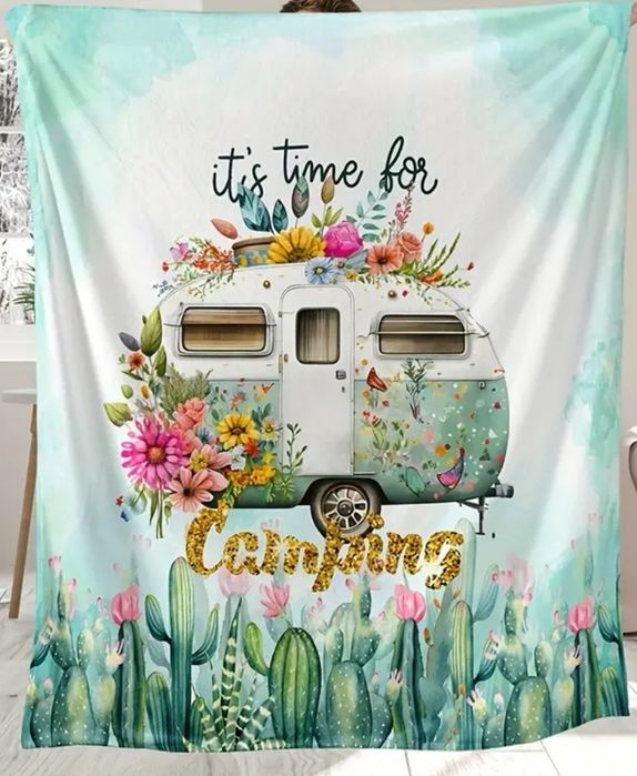Koc camping przyczepą 150x200cm